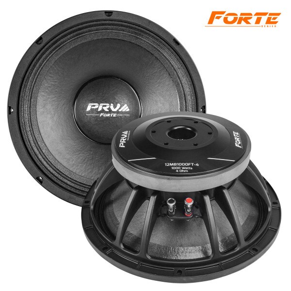 Main product image for PRV Audio 12MB1000FT-4 Forte Series 12" Midbass Speaker 4 Ohm294-3416